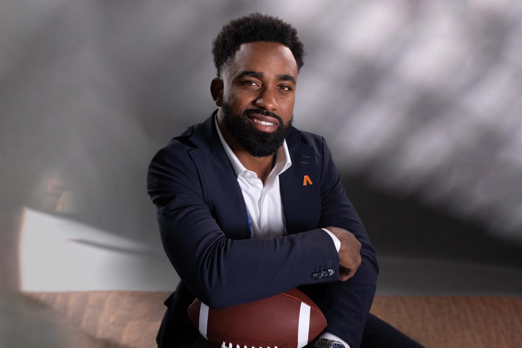 Amerant Bank partners with running back Raheem Mostert as a brand ambasaador