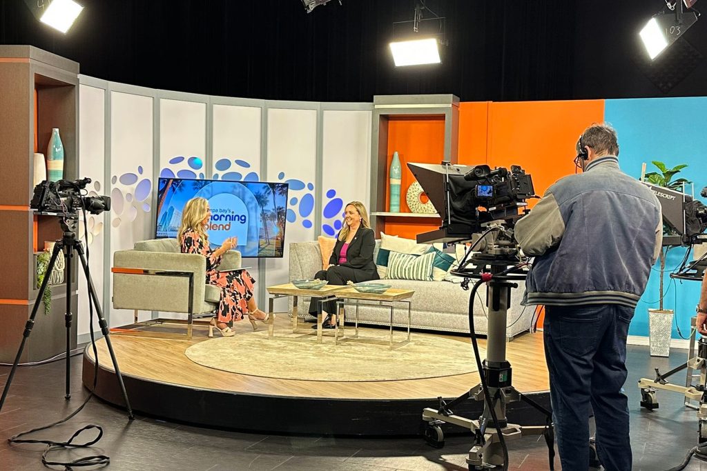 Olivia Catrone interview in tampa bay's morning blend about co-mingling finances