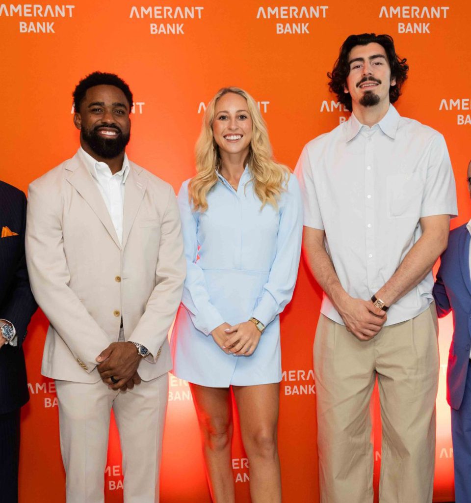 Imagine Tomorrow Investing & Wealth sports panel with Raheem Mostert, Averee Dovsek and Jaime Jaquez, Jr.