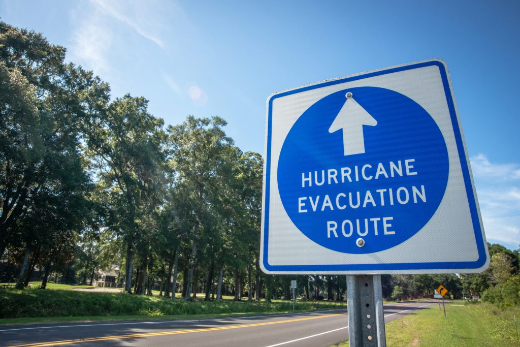 hurricane sign