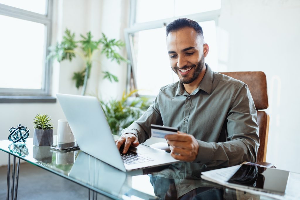 security tips for international banking account holders -customer checking his account on mobile
