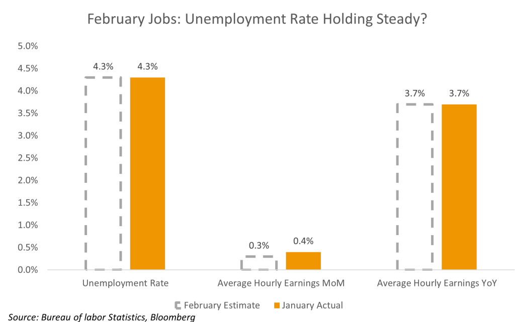 February Unemployment Rate Chart