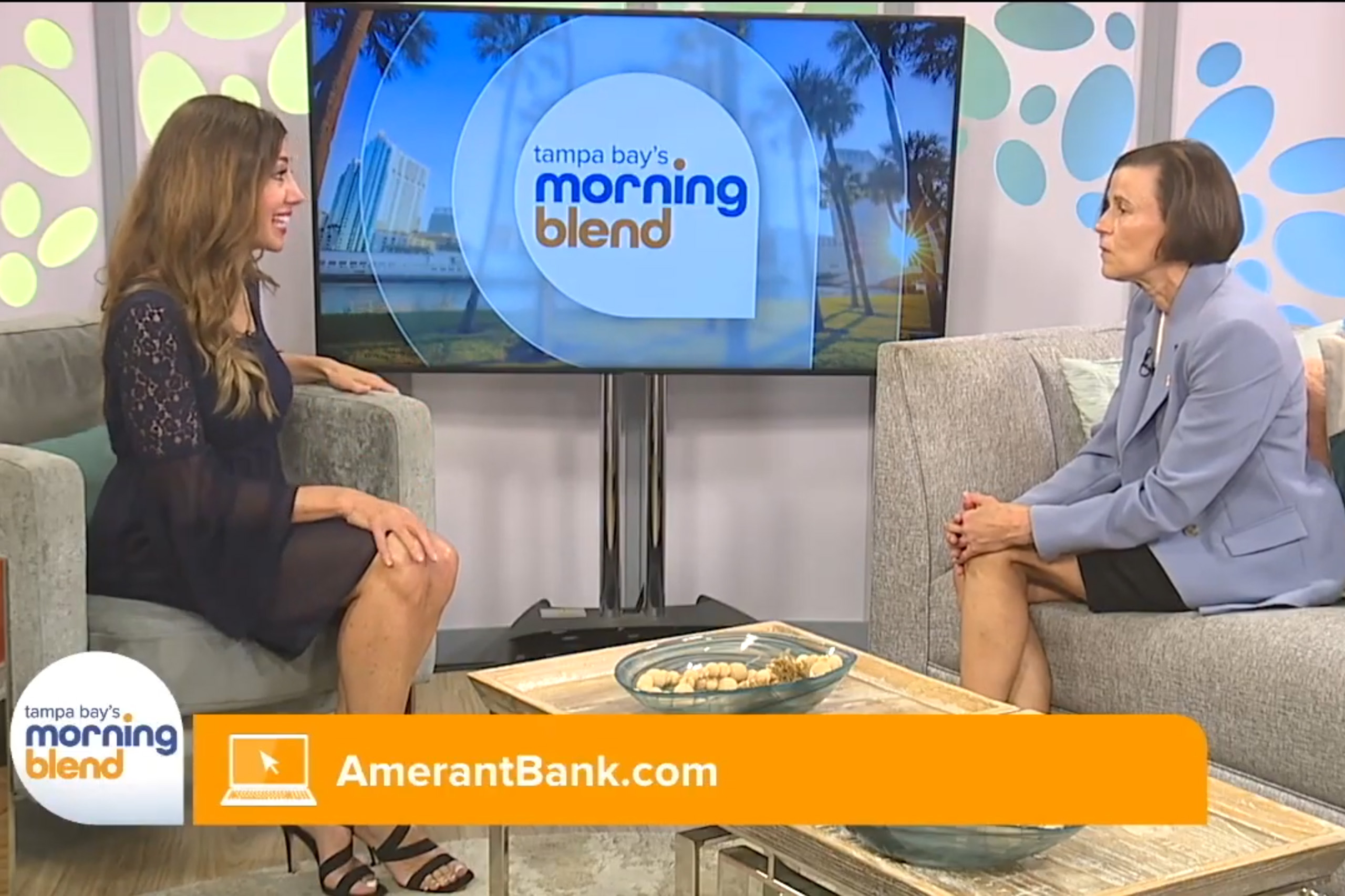 Meloe Barfield - Tampa Bay's Morning Blend talking about community banking in Tampa